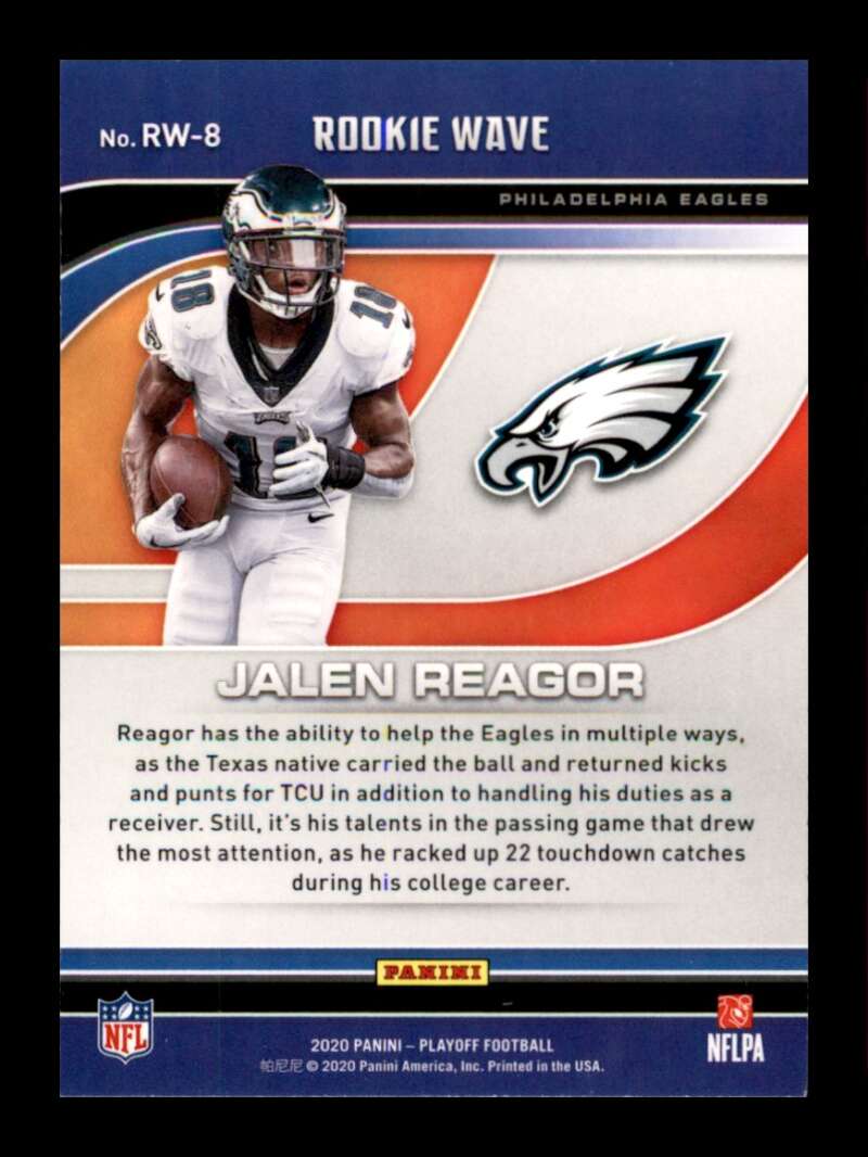 Load image into Gallery viewer, 2020 Panini Playoff Rookie Wave Jalen Reagor #RW-8 Philadelphia Eagles Image 2
