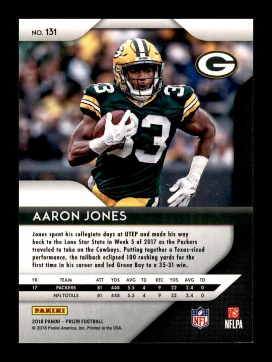 2018 Panini Prizm Aaron Jones