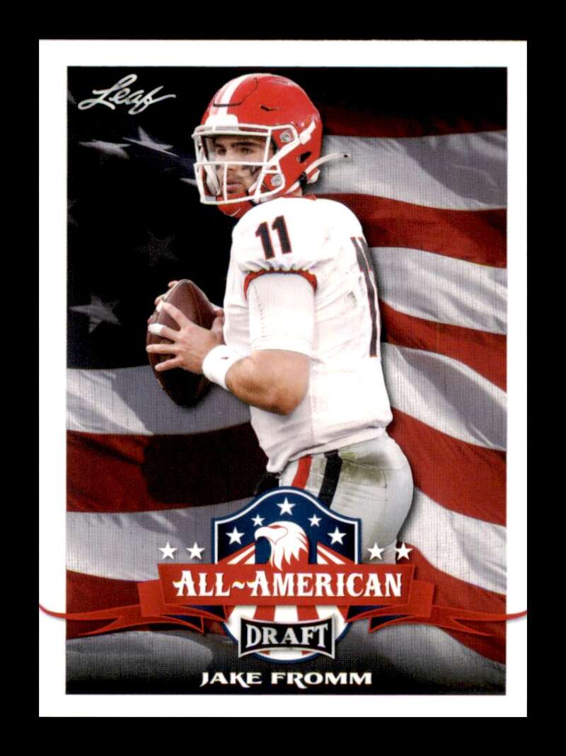 Load image into Gallery viewer, 2020 Leaf Draft Jake Fromm #73 Rookie RC Georgia Bulldogs Image 1
