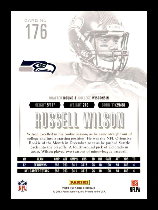 2013 Panini Prestige Russell Wilson