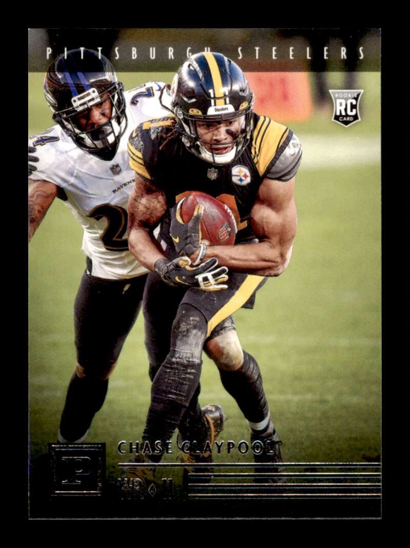 Load image into Gallery viewer, 2020 Panini Chronicles Chase Claypool #PA-20 Rookie RC Pittsburgh Steelers Image 1
