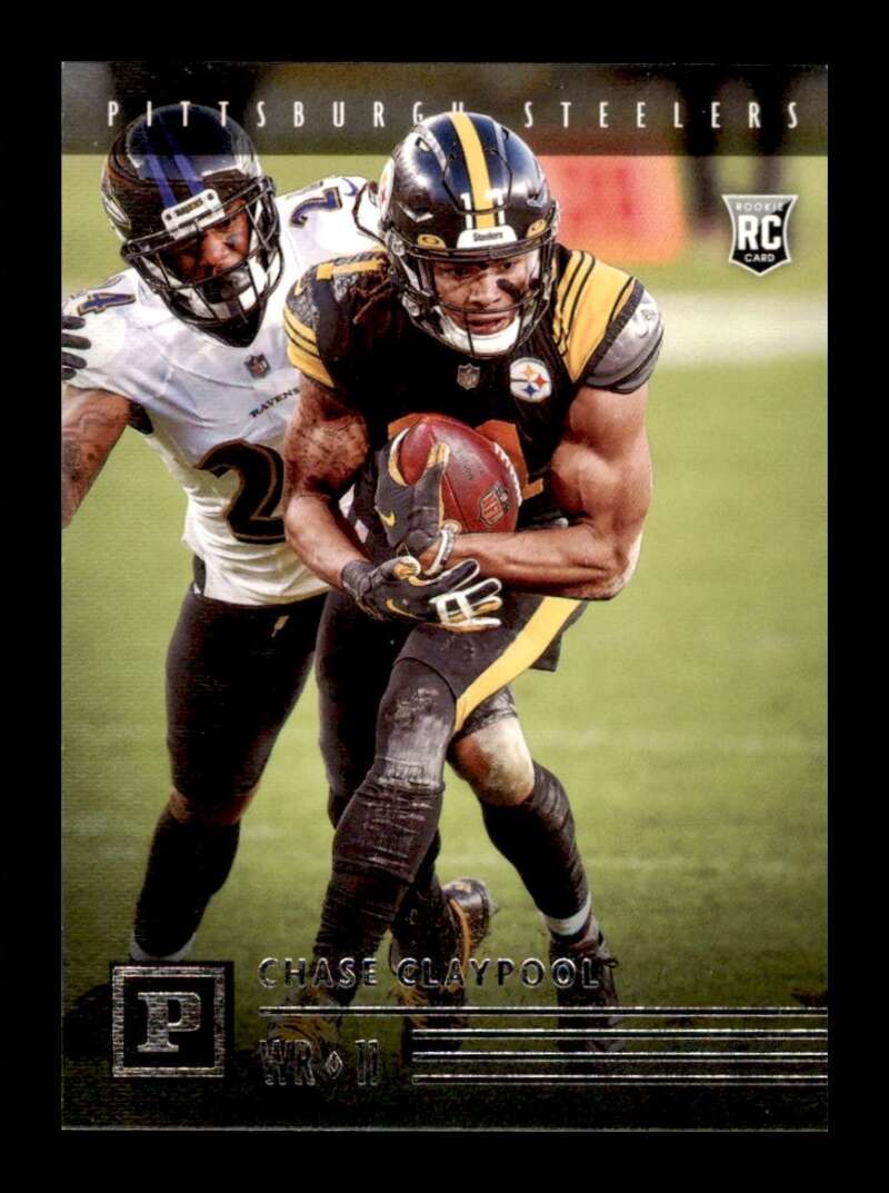 Load image into Gallery viewer, 2020 Panini Chronicles Chase Claypool #PA-20 Rookie RC Pittsburgh Steelers Image 1
