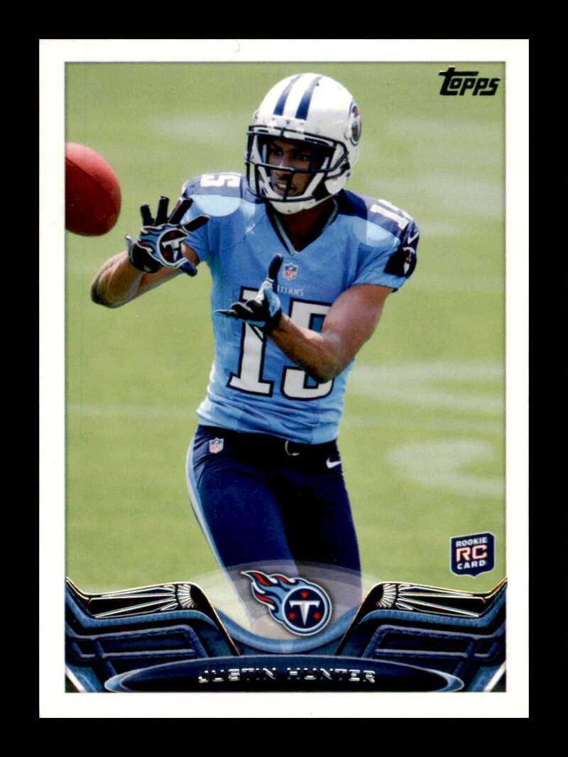 Load image into Gallery viewer, 2013 Topps Justin Hunter #248 Rookie RC Tennessee Titans Image 1
