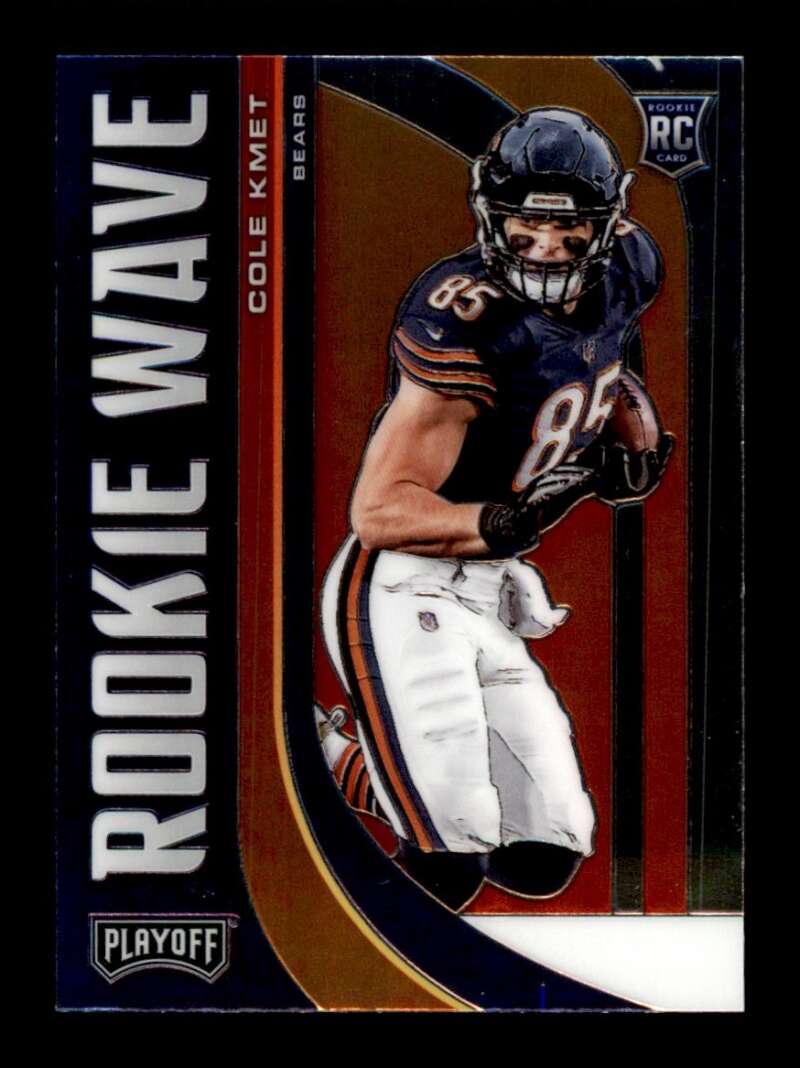 Load image into Gallery viewer, 2020 Panini Playoff Rookie Wave Cole Kmet #RW-18 Rookie RC Chicago Bears Image 1
