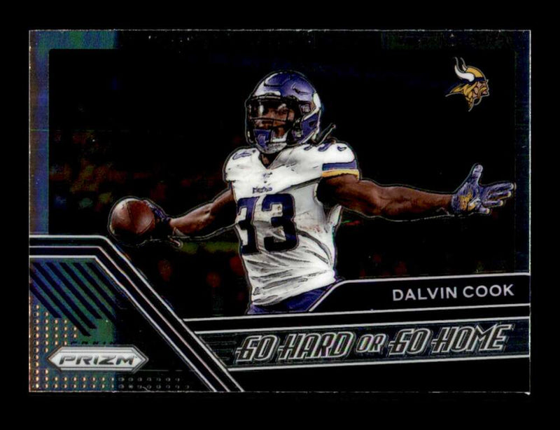 Load image into Gallery viewer, 2020 Panini Prizm Go Hard or Home Dalvin Cook #9 Minnesota Vikings Image 1
