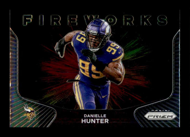 Load image into Gallery viewer, 2020 Panini Prizm Fireworks Danielle Hunter #23 Minnesota Vikings Image 1
