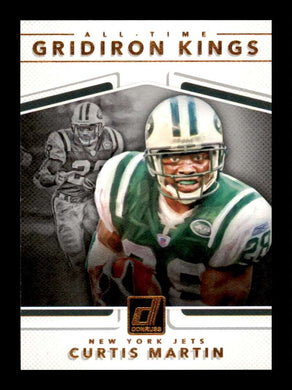 2017 Donruss All-Time Gridiron Kings Curtis Martin 