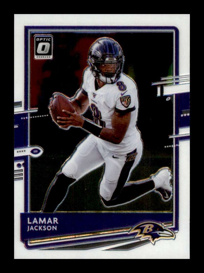 Load image into Gallery viewer, 2020 Donruss Optic Lamar Jackson #11 Baltimore Ravens Image 1
