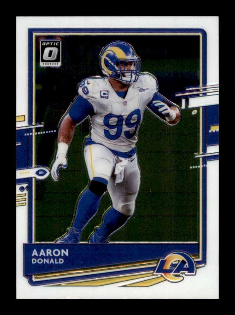 Load image into Gallery viewer, 2020 Donruss Optic Aaron Donald #58 Los Angeles Rams Image 1
