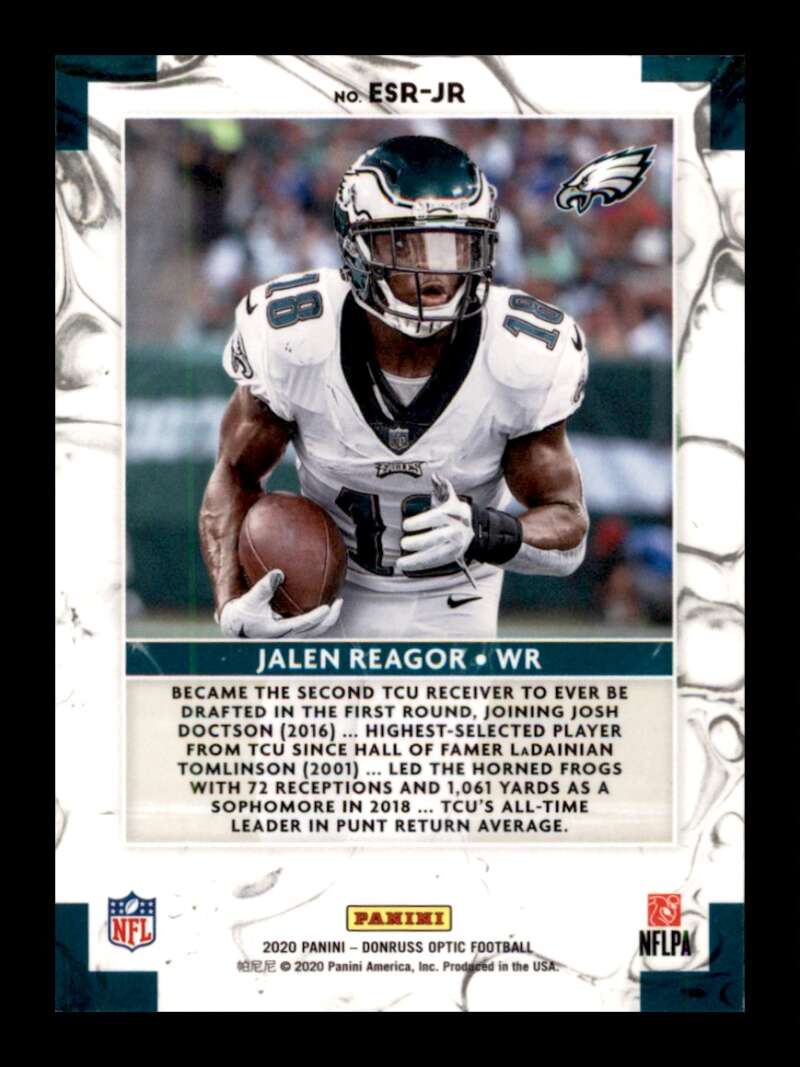 Load image into Gallery viewer, 2020 Donruss Optic Elite Series Jalen Reagor #ESR-JR Rookie RC Eagles Image 2
