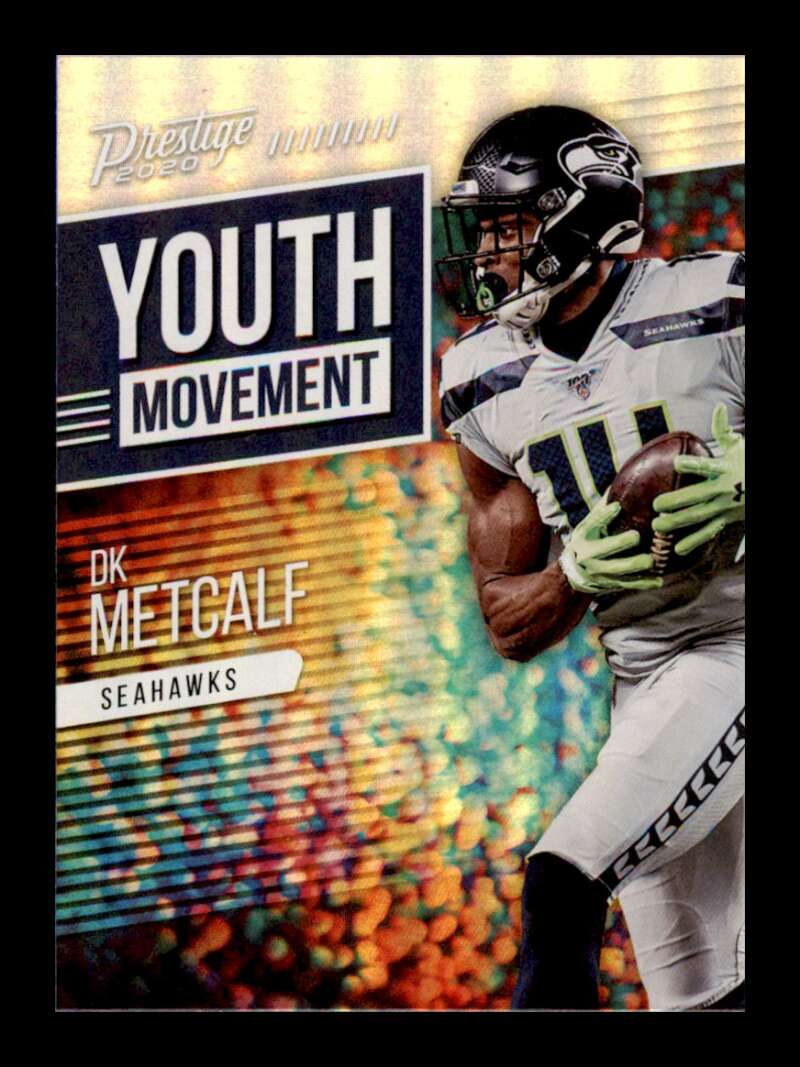 Load image into Gallery viewer, 2020 Panini Prestige Youth Movement DK Metcalf #YM-DK Seattle Seahawks Image 1
