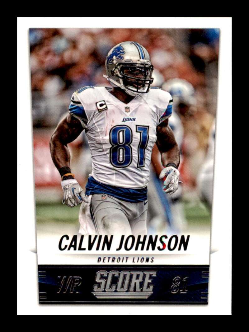 Load image into Gallery viewer, 2014 Score Calvin Johnson #74 Detroit Lions Image 1
