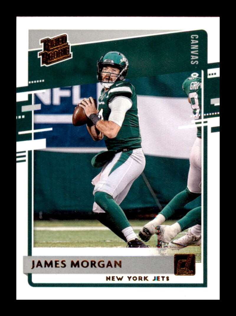 Load image into Gallery viewer, 2020 Donruss Canvas James Morgan #339 Rookie RC New York Jets Image 1
