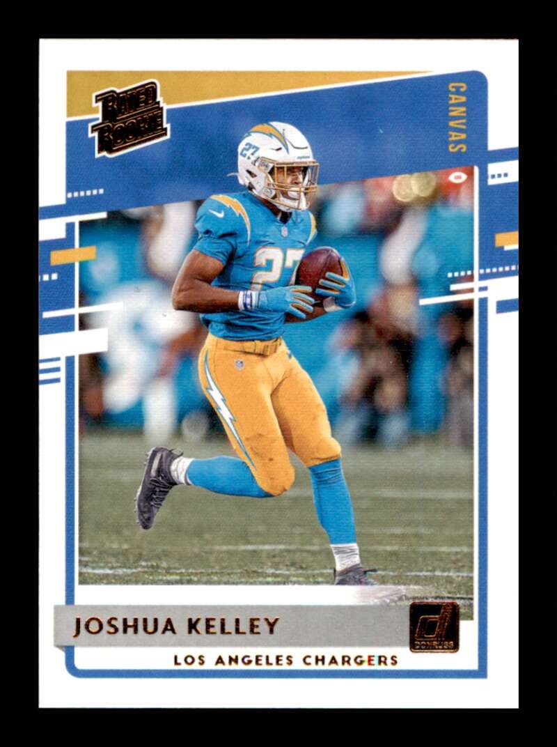 Load image into Gallery viewer, 2020 Donruss Canvas Joshua Kelley #338 Rookie RC Los Angeles Chargers Image 1
