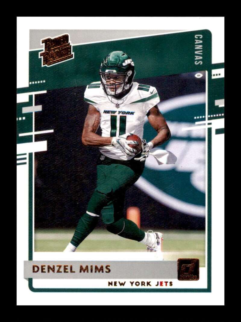 Load image into Gallery viewer, 2020 Donruss Canvas Denzel Mims #323 Rookie RC New York Jets Image 1
