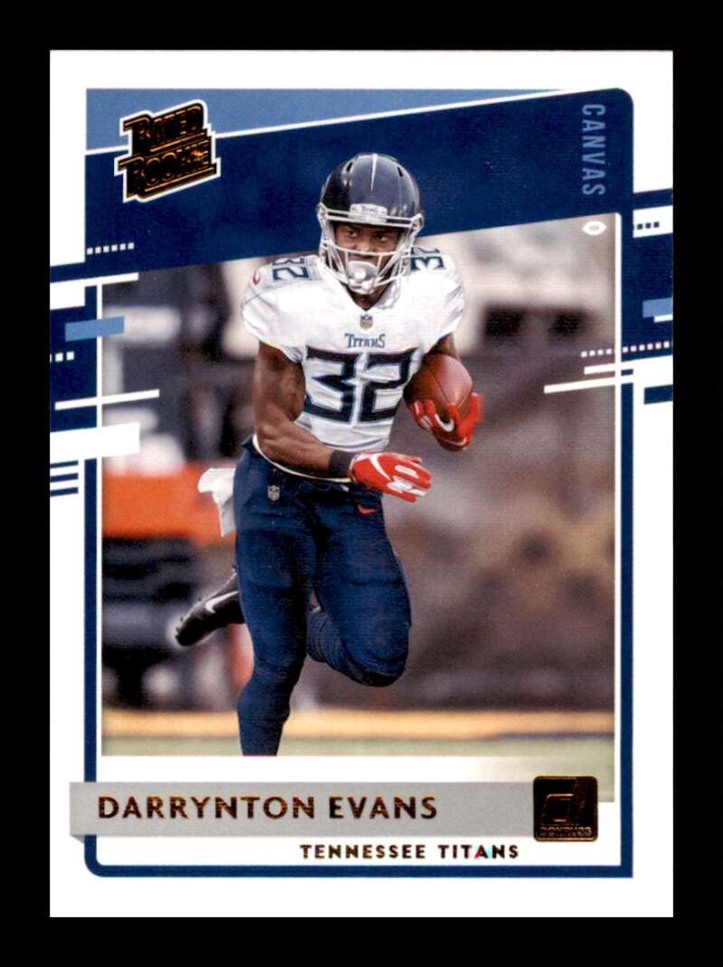 Load image into Gallery viewer, 2020 Donruss Canvas Darrynton Evans #333 Rookie RC Tennessee Titans Image 1
