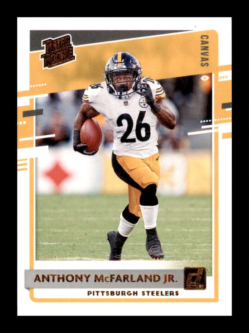 Load image into Gallery viewer, 2020 Donruss Canvas Anthony McFarland Jr. #341 Rookie RC Pittsburgh Steelers Image 1
