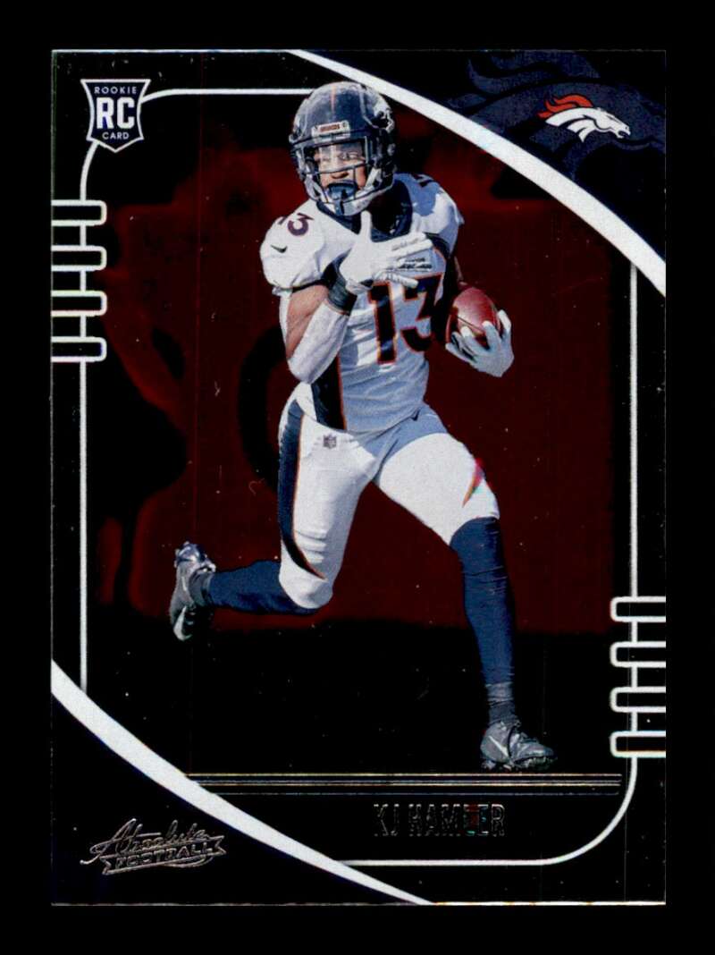 Load image into Gallery viewer, 2020 Panini Absolute KJ Hamler #172 Rookie RC Denver Broncos Image 1
