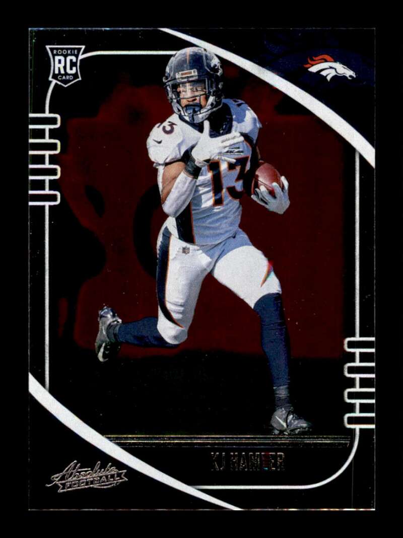 Load image into Gallery viewer, 2020 Panini Absolute KJ Hamler #172 Rookie RC Denver Broncos Image 1
