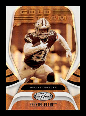 2020 Panini Certified Gold Team Ezekiel Elliott 