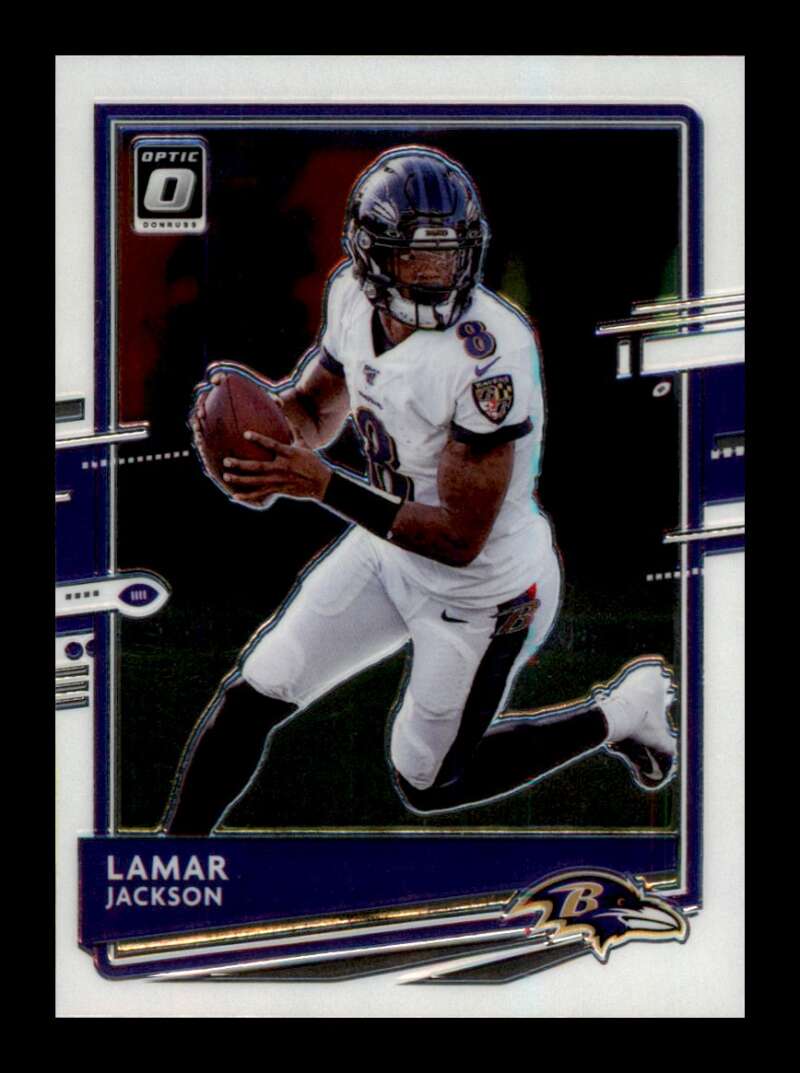 Load image into Gallery viewer, 2020 Donruss Optic Lamar Jackson #11 Baltimore Ravens Image 1
