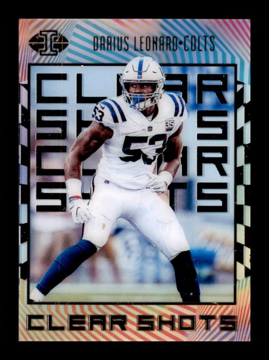 2019 Panini Illusions Clear Shots Darius Leonard