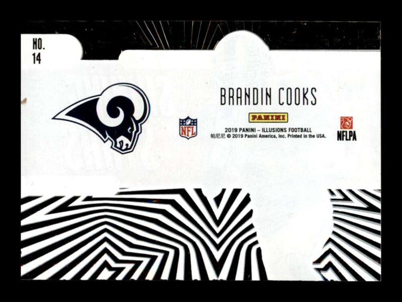 Load image into Gallery viewer, 2019 Panini Illusions Shining Stars Brandin Cooks #14 Los Angeles Rams Image 2
