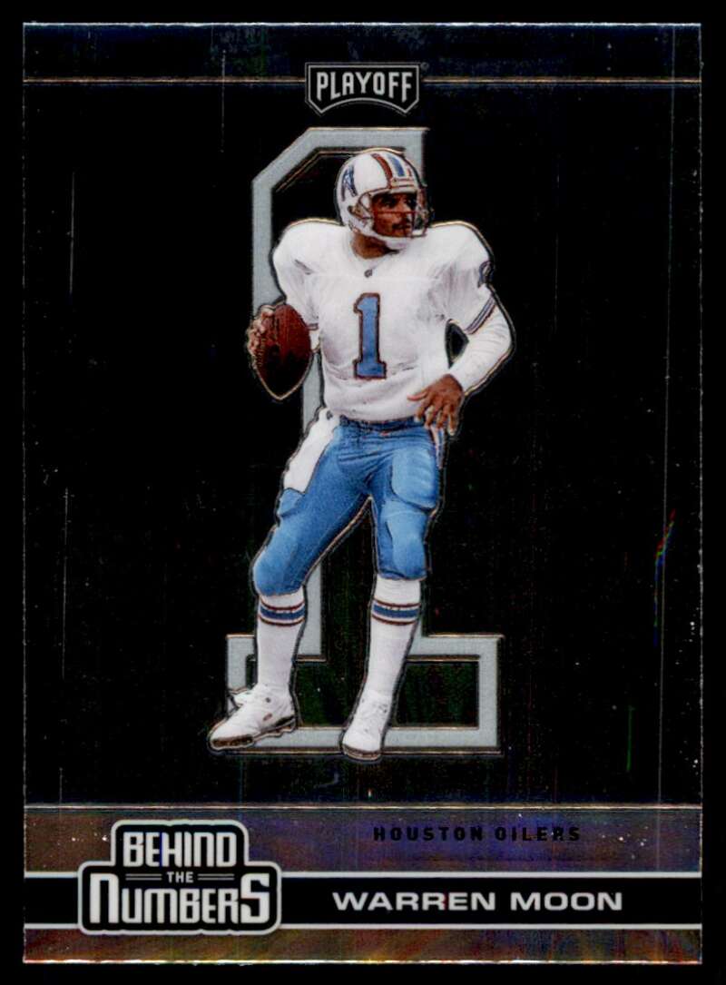 Load image into Gallery viewer, 2020 Panini Playoff Behind The Numbers Warren Moon #BTN-13 Houston Oilers Image 1
