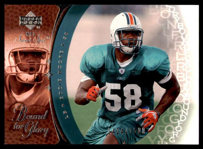 Load image into Gallery viewer, 2003 Upper Deck Sweet Spot Eddie Moore #96 Rookie RC Miami Dolphins Image 1
