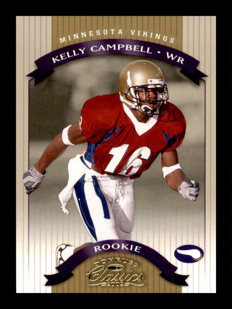 Load image into Gallery viewer, 2002 Donruss Classics Kelly Campbell #168 Rookie RC Minnesota Vikings /1000 Image 1
