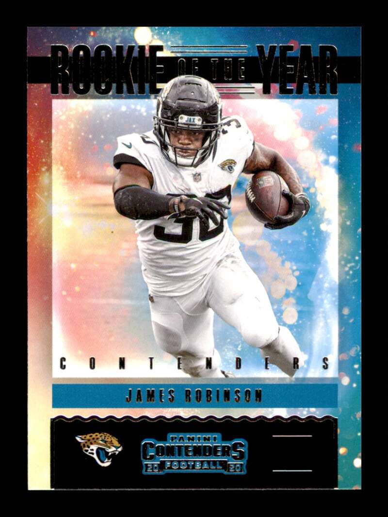 Load image into Gallery viewer, 2020 Panini Contenders James Robinson #RY-JRO Rookie RC Jacksonville Jaguars Image 1
