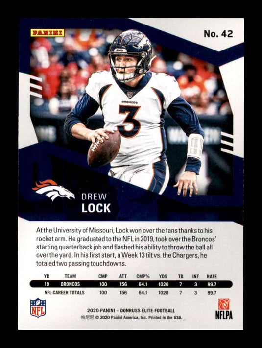 2020 Donruss Elite Pink Drew Lock