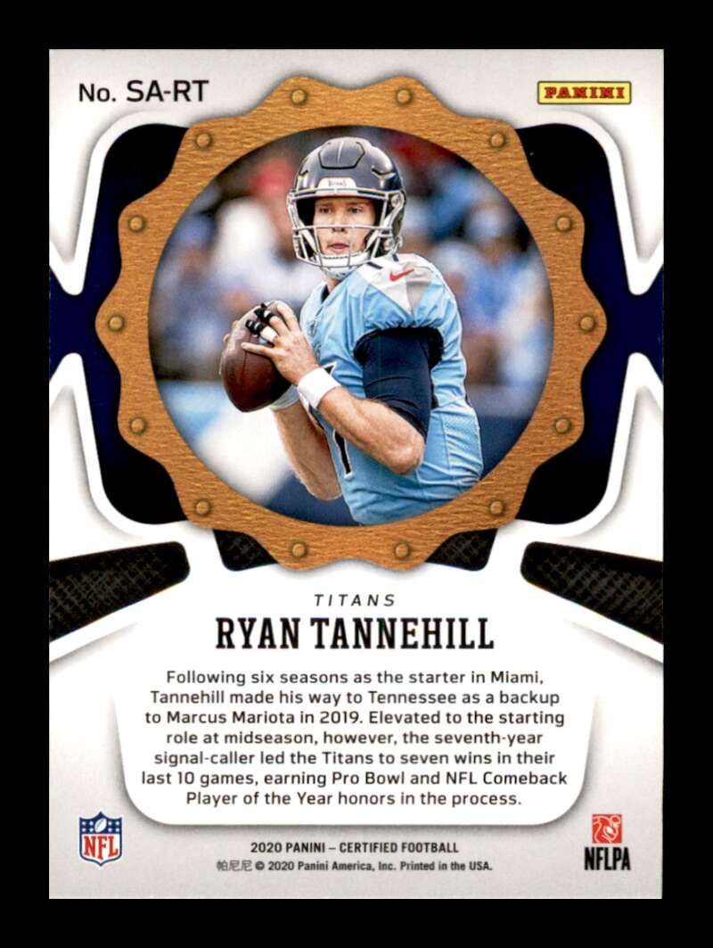 Load image into Gallery viewer, 2020 Panini Certified Seal of Approval Ryan Tannehill #SA-RT Tennessee Titans Image 2
