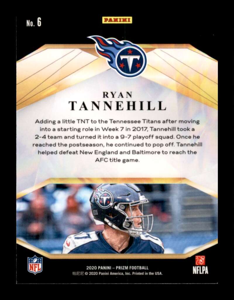 Load image into Gallery viewer, 2020 Panini Prizm Brilliance Ryan Tannehill #6 Tennessee Titans Image 2
