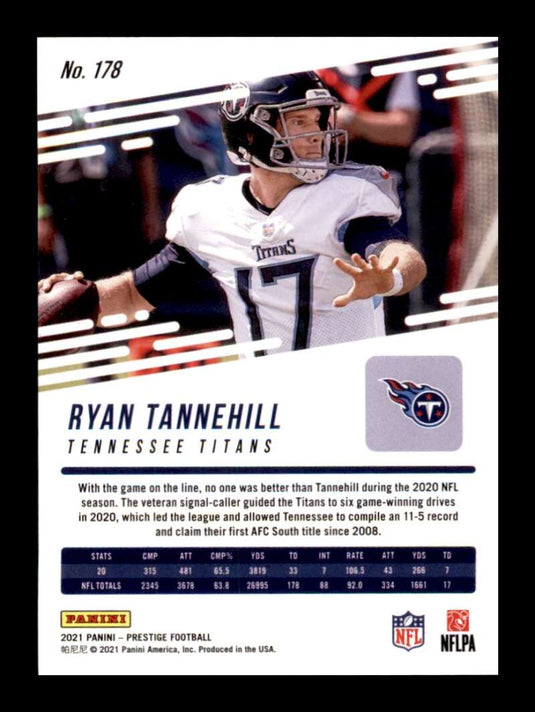 2021 Panini Prestige Xtra Points Astral Ryan Tannehill 