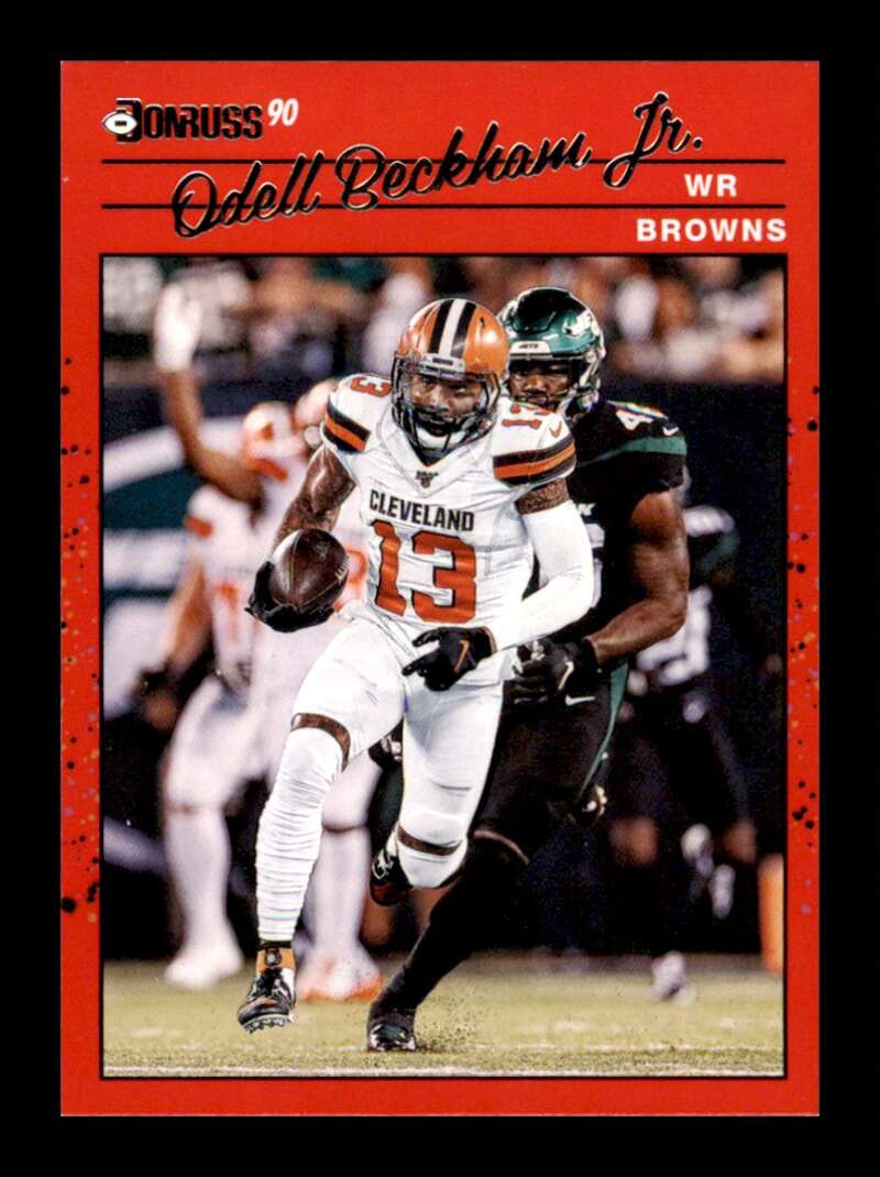 Load image into Gallery viewer, 2020 Donruss Retro 1990 Odell Beckham Jr. #R90-OBJ Short Print SP Browns  Image 1
