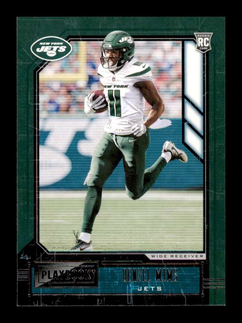 Load image into Gallery viewer, 2020 Panini Playbook Denzel Mims #123 Rookie RC New York Jets Image 1
