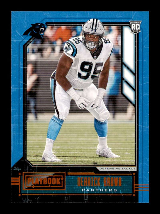 2020 Panini Playbook Orange Derrick Brown