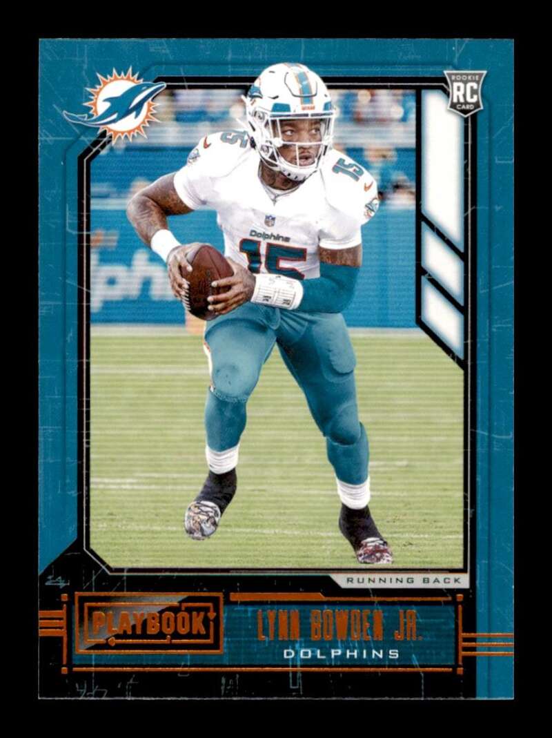 Load image into Gallery viewer, 2020 Panini Playbook Orange Lynn Bowden Jr. #135 Rookie RC SP Miami Dolphins Image 1
