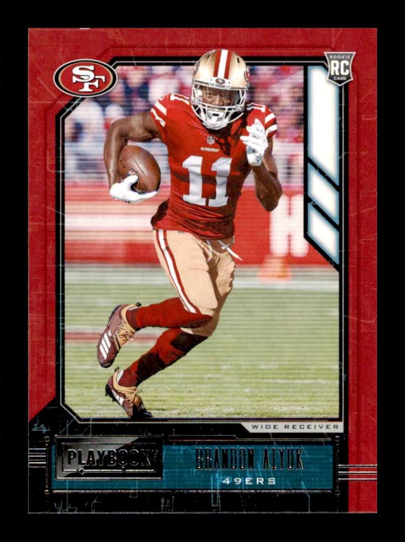 Load image into Gallery viewer, 2020 Panini Playbook Brandon Aiyuk #119 Rookie RC San Francisco 49ers Image 1
