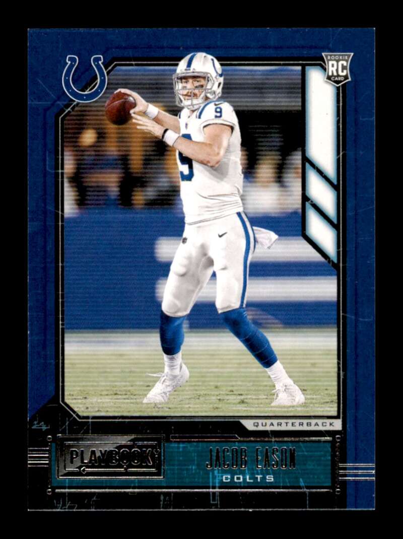 Load image into Gallery viewer, 2020 Panini Playbook Jacob Eason #111 Rookie RC Indianapolis Colts Image 1
