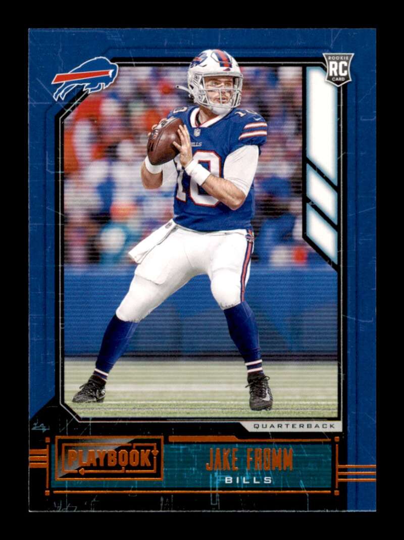 Load image into Gallery viewer, 2020 Panini Playbook Orange Jake Fromm #105 Rookie RC SP Buffalo Bills Image 1
