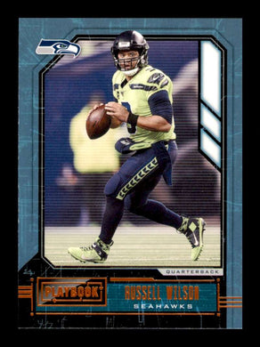 2020 Panini Playbook Orange Russell Wilson 