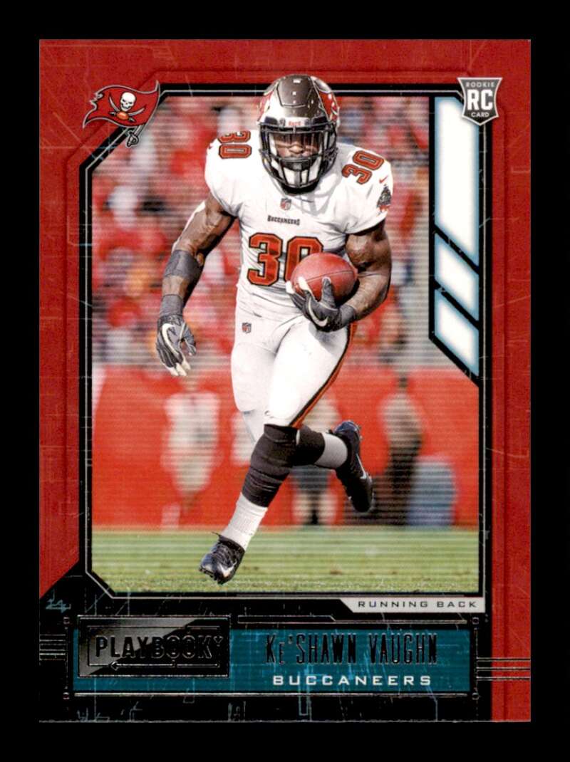 Load image into Gallery viewer, 2020 Panini Playbook Ke&#39;Shawn Vaughn #137 Rookie RC Tampa Bay Buccaneers Image 1
