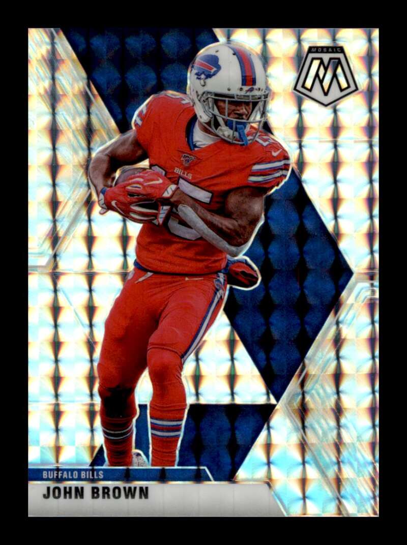 Load image into Gallery viewer, 2020 Panini Mosaic Silver Mosaci Prizm John Brown #28 Short Print SP Bills  Image 1
