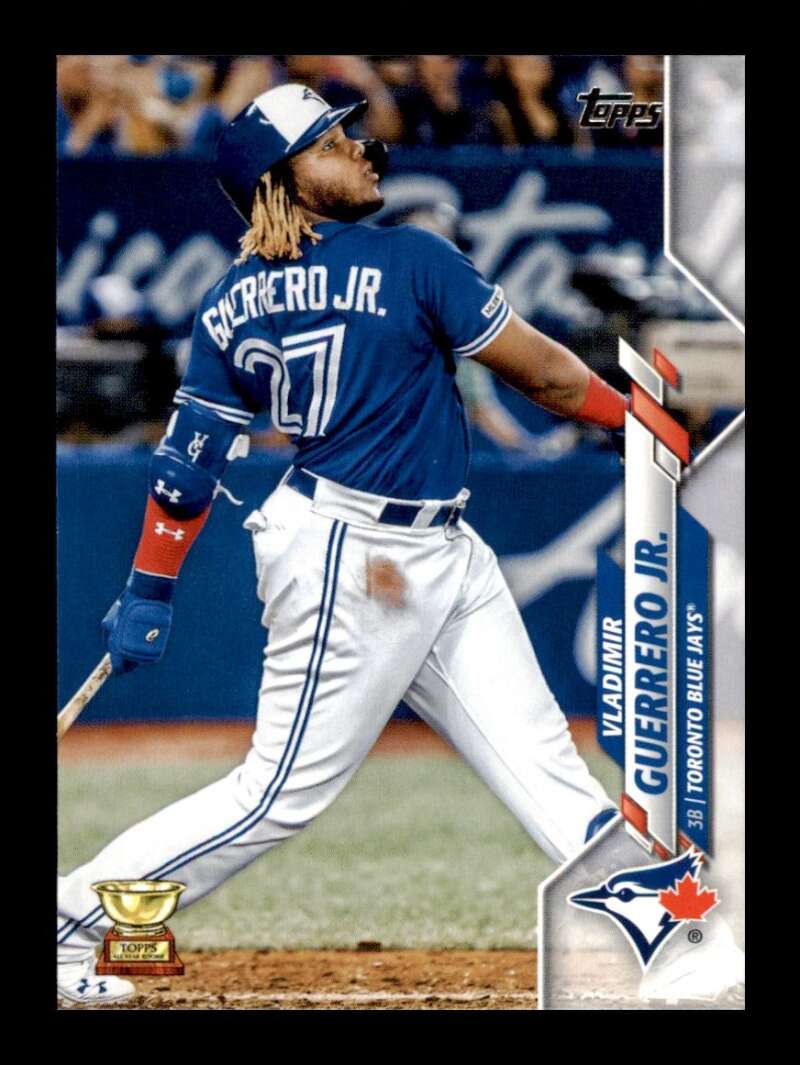 Load image into Gallery viewer, 2020 Topps Vladimir Guerrero Jr. #182 Gold Rookie Cup Toronto Blue Jays Image 1
