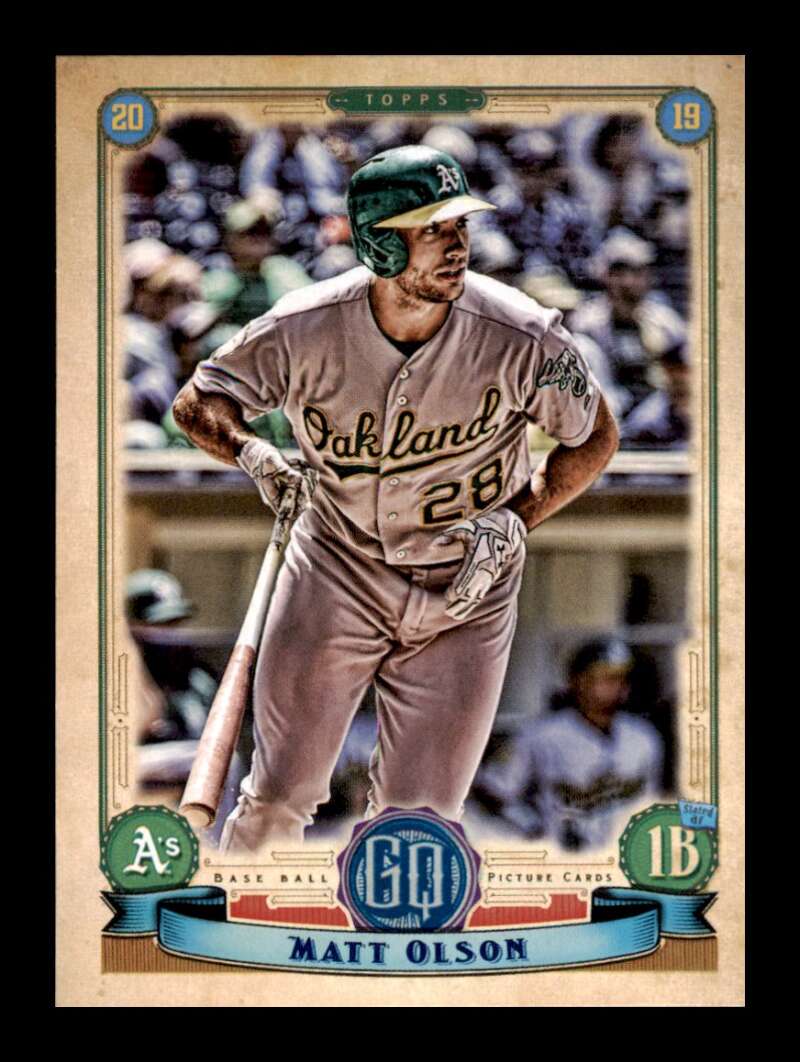 Load image into Gallery viewer, 2019 Topps Gypsy Queen Matt Olson #280 Oakland Athletics Image 1
