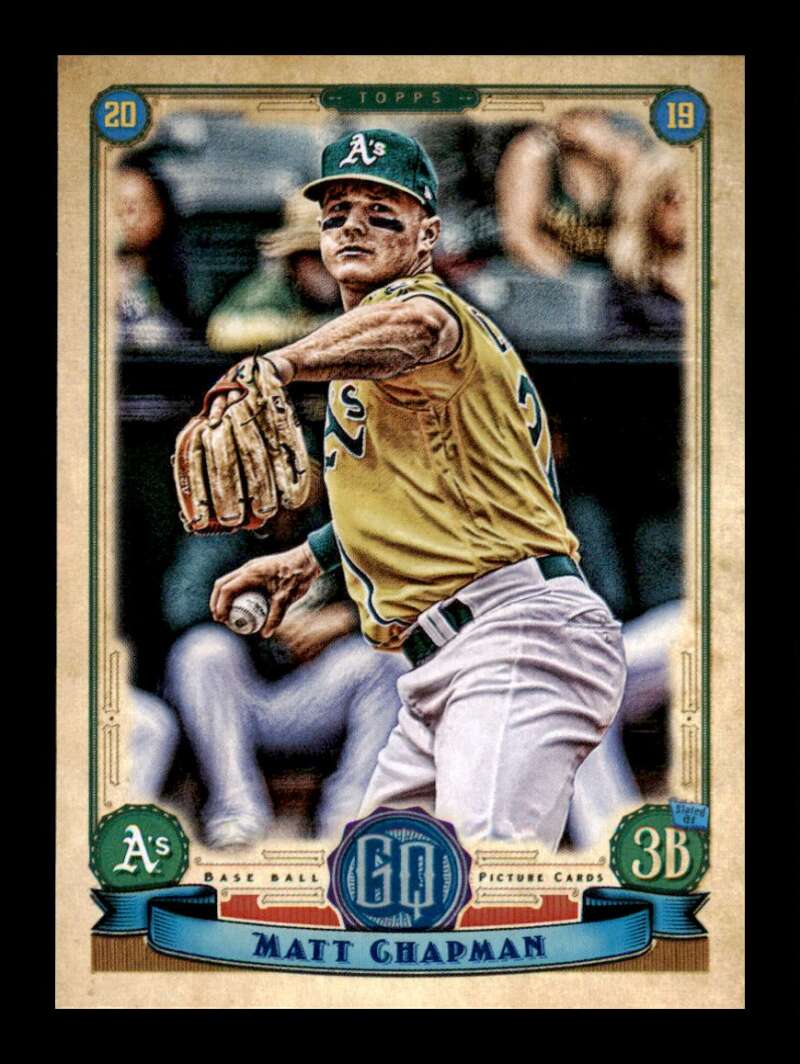 Load image into Gallery viewer, 2019 Topps Gypsy Queen Matt Chapman #260 Oakland Athletics Image 1
