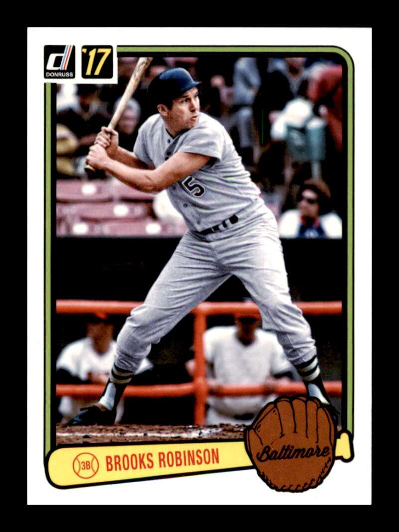 Load image into Gallery viewer, 2017 Donruss Retro Variations 1983 Brooks Robinson #RV-50 Baltimore Orioles Image 1
