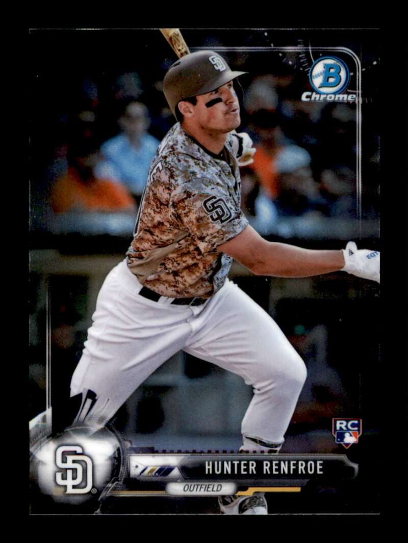 Load image into Gallery viewer, 2017 Bowman Chrome Hunter Renfroe #88 Rookie RC San Diego Padres Image 1
